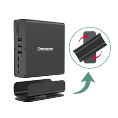 Simplecom CHT815 15-in-1 USB-C 4K Triple Display MST Docking Station with Dual HDMI DP - I Gaming Computer | Australia Wide Shipping | Buy now, Pay Later with Afterpay, Klarna, Zip, Latitude & Paypal