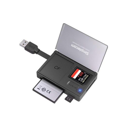 Simplecom CR309 3-Slot SuperSpeed USB 3.0 Card Reader with Card Storage Case - I Gaming Computer | Australia Wide Shipping | Buy now, Pay Later with Afterpay, Klarna, Zip, Latitude & Paypal