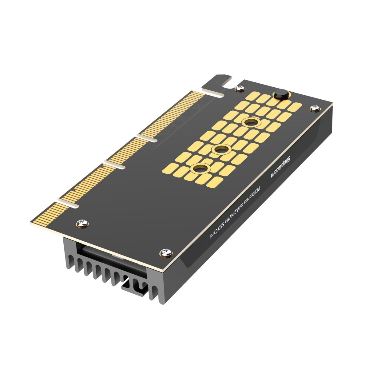 Simplecom EC415B NVMe M.2 SSD to PCIe x4 x8 x16 Expansion Card with Aluminium Heat Sink Black - I Gaming Computer | Australia Wide Shipping | Buy now, Pay Later with Afterpay, Klarna, Zip, Latitude & Paypal