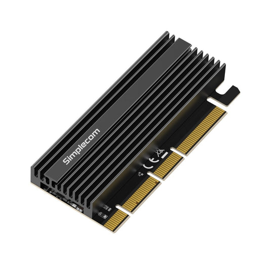 Simplecom EC415B NVMe M.2 SSD to PCIe x4 x8 x16 Expansion Card with Aluminium Heat Sink Black - I Gaming Computer | Australia Wide Shipping | Buy now, Pay Later with Afterpay, Klarna, Zip, Latitude & Paypal