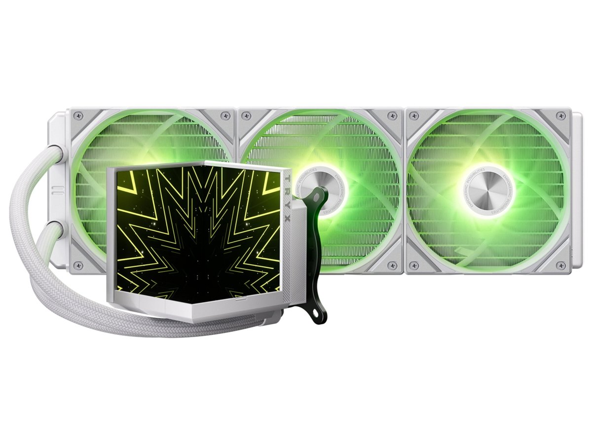 TRYX STAGE 360mm AIO Liquid CPU Cooler – White - I Gaming Computer | Australia Wide Shipping | Buy now, Pay Later with Afterpay, Klarna, Zip, Latitude & Paypal