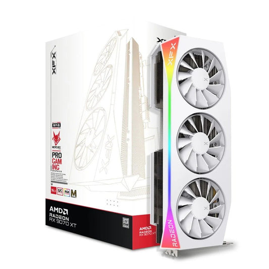 XFX Mercury AMD Radeon RX 9070XT OC White Gaming Edition with RGB - I Gaming Computer | Australia Wide Shipping | Buy now, Pay Later with Afterpay, Klarna, Zip, Latitude & Paypal