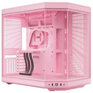 Hyte Y70 Tempered Glass Mid Tower Case Strawberry Milk - I Gaming Computer | Australia Wide Shipping | Buy now, Pay Later with Afterpay, Klarna, Zip, Latitude & Paypal