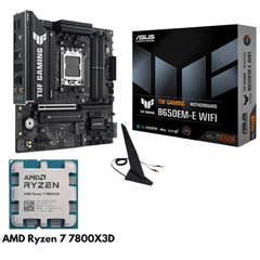 Bundle - AMD Ryzen 7 7800X3D CPU + ASUS TUF GAMING B650EM-E WIFI AM5 Micro-ATX Motherboard - I Gaming Computer | Australia Wide Shipping | Buy now, Pay Later with Afterpay, Klarna, Zip, Latitude & Paypal