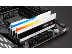 G.Skill Trident Z5 RGB 64GB (2x 32GB) DDR5 6000MHz CL36 Desktop Memory - White - I Gaming Computer | Australia Wide Shipping | Buy now, Pay Later with Afterpay, Klarna, Zip, Latitude & Paypal