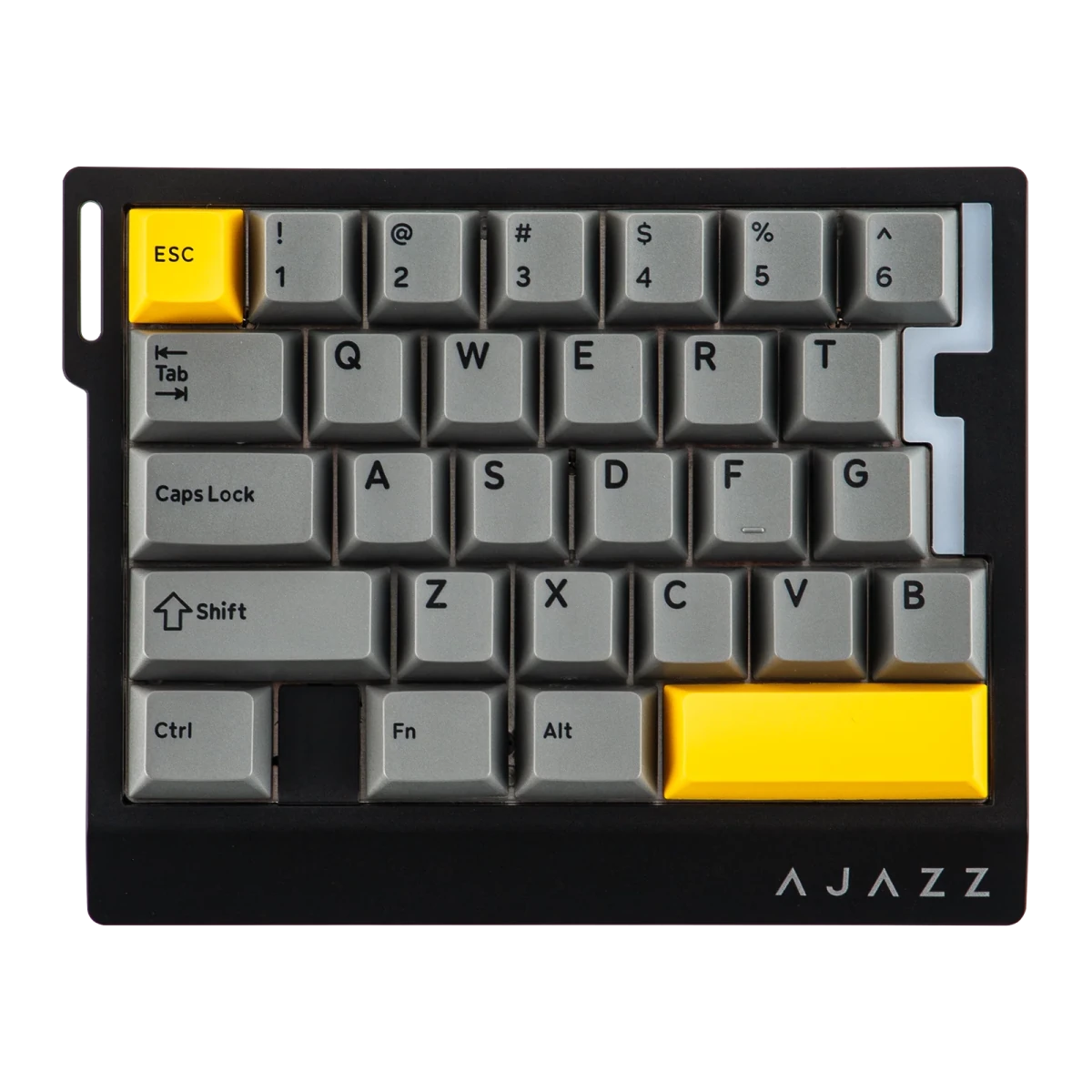 Ajazz AK029 Black - Yellow Compact 29 - Key Magnetic keyboard RGB Wired (Ice lsland switch) - I Gaming Computer | Australia Wide Shipping | Buy now, Pay Later with Afterpay, Klarna, Zip, Latitude & Paypal