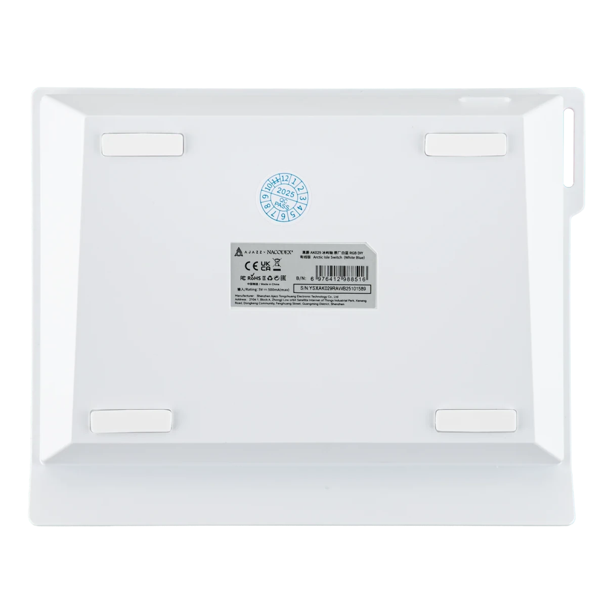 Ajazz AK029 White - Blue Compact 29 - Key Magnetic keyboard RGB Wired (Ice lsland Magnetic switch) - I Gaming Computer | Australia Wide Shipping | Buy now, Pay Later with Afterpay, Klarna, Zip, Latitude & Paypal