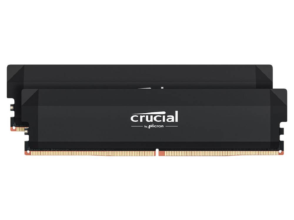 Crucial Pro 64GB (2x32GB) DDR5 UDIMM 6400MHz CL40 Black - I Gaming Computer | Australia Wide Shipping | Buy now, Pay Later with Afterpay, Klarna, Zip, Latitude & Paypal