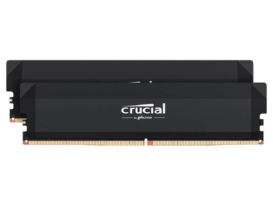 Crucial Pro 64GB (2x32GB) DDR5 UDIMM 6400MHz CL40 Black - I Gaming Computer | Australia Wide Shipping | Buy now, Pay Later with Afterpay, Klarna, Zip, Latitude & Paypal
