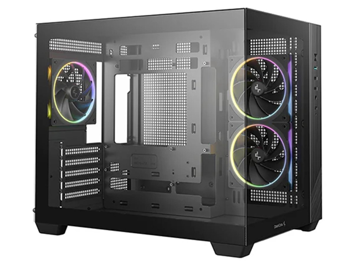 DeepCool CG330 3F Micro - ATX Compact PC Case - Black - I Gaming Computer | Australia Wide Shipping | Buy now, Pay Later with Afterpay, Klarna, Zip, Latitude & Paypal