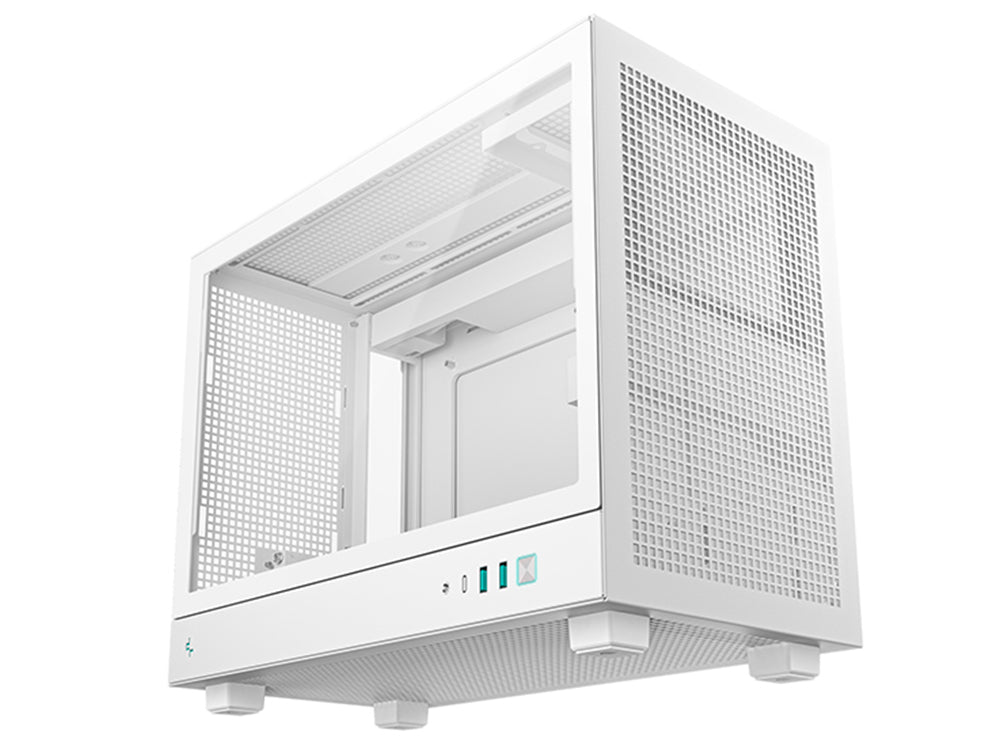 DeepCool CH160 PLUS Portable Micro - ATX Compact PC Case - White - I Gaming Computer | Australia Wide Shipping | Buy now, Pay Later with Afterpay, Klarna, Zip, Latitude & Paypal