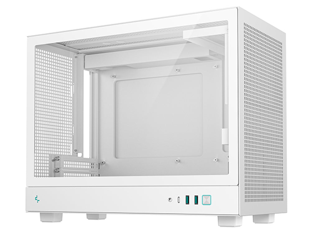 DeepCool CH160 PLUS Portable Micro - ATX Compact PC Case - White - I Gaming Computer | Australia Wide Shipping | Buy now, Pay Later with Afterpay, Klarna, Zip, Latitude & Paypal