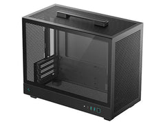 DeepCool CH160 PLUS Tempered Glass Side Panel Micro - ATX Case - Black - I Gaming Computer | Australia Wide Shipping | Buy now, Pay Later with Afterpay, Klarna, Zip, Latitude & Paypal
