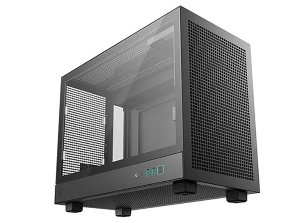 DeepCool CH160 PLUS Tempered Glass Side Panel Micro - ATX Case - Black - I Gaming Computer | Australia Wide Shipping | Buy now, Pay Later with Afterpay, Klarna, Zip, Latitude & Paypal