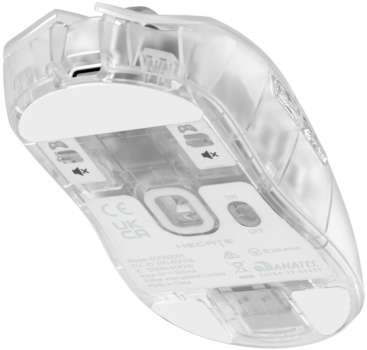 Edifier Hecate G3M Pro Tri - mode Wireless Gaming Mouse – Transparent White - I Gaming Computer | Australia Wide Shipping | Buy now, Pay Later with Afterpay, Klarna, Zip, Latitude & Paypal