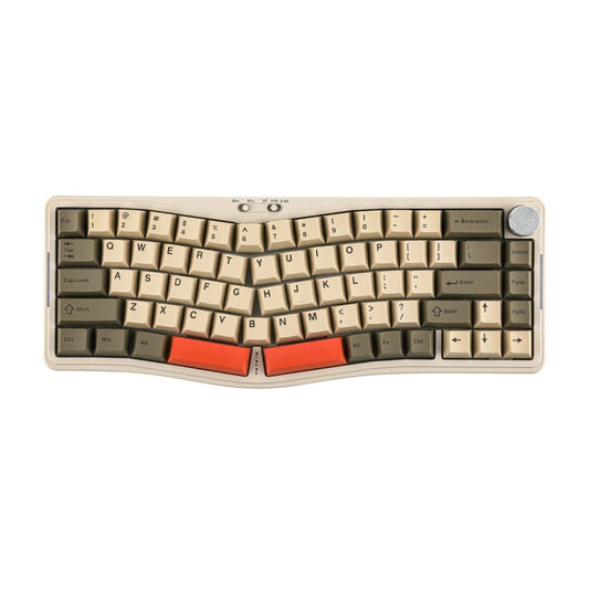 Ajazz AKS068Pro Retro Grey Mechanical keyboard RGB Wired&Wireless(Sea Salt switch) - I Gaming Computer | Australia Wide Shipping | Buy now, Pay Later with Afterpay, Klarna, Zip, Latitude & Paypal