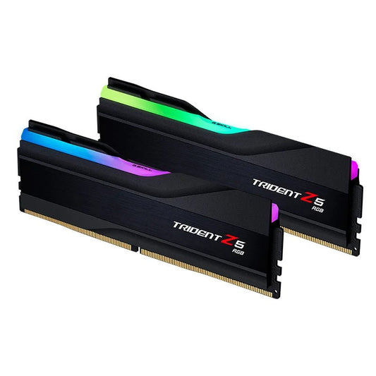 G.Skill Trident Z5 RGB 64GB (2x 32GB) DDR5 6000MHz CL36 Desktop Memory - Black - I Gaming Computer | Australia Wide Shipping | Buy now, Pay Later with Afterpay, Klarna, Zip, Latitude & Paypal