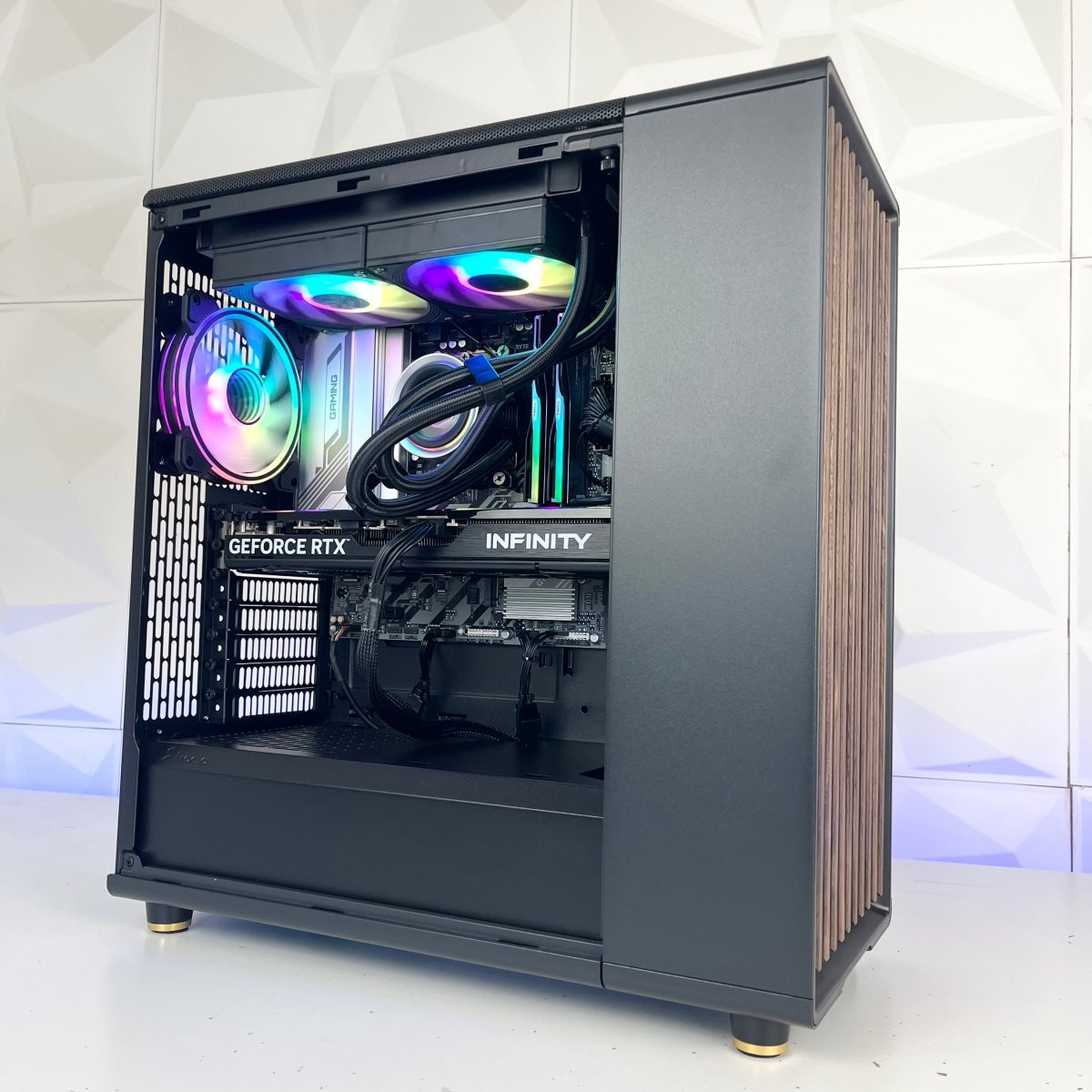 Gaming PC Walnut Wraith AMD AM5 Fractal North - I Gaming Computer | Australia Wide Shipping | Buy now, Pay Later with Afterpay, Klarna, Zip, Latitude & Paypal