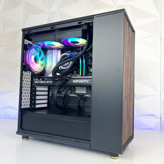 Gaming PC Walnut Wraith AMD AM5 Fractal North - I Gaming Computer | Australia Wide Shipping | Buy now, Pay Later with Afterpay, Klarna, Zip, Latitude & Paypal