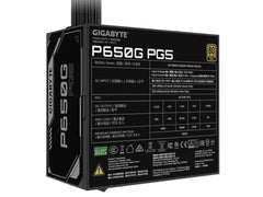Gigabyte P650G PG5 650W Gold PCIe 5.1 ATX 3.1 PSU - I Gaming Computer | Australia Wide Shipping | Buy now, Pay Later with Afterpay, Klarna, Zip, Latitude & Paypal