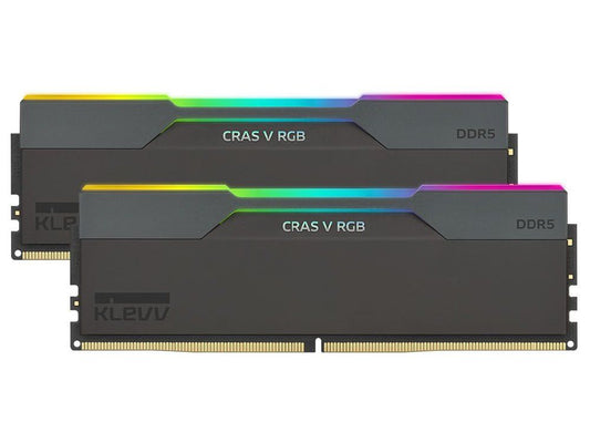 Klevv Cras V RGB 64GB (2x32GB) 6000MHz CL30 DDR5 Black - I Gaming Computer | Australia Wide Shipping | Buy now, Pay Later with Afterpay, Klarna, Zip, Latitude & Paypal