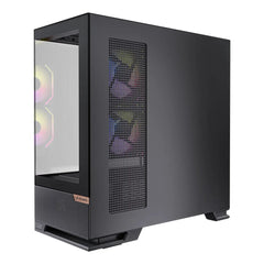 Okinos Aqua 6 Infinity Mid-Tower Case - Black