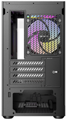 Okinos AQUA UNO Tempered Glass Mini Tower mATX Case - Black