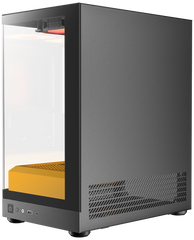 Okinos AQUA UNO Tempered Glass Mini Tower mATX Case - Canary