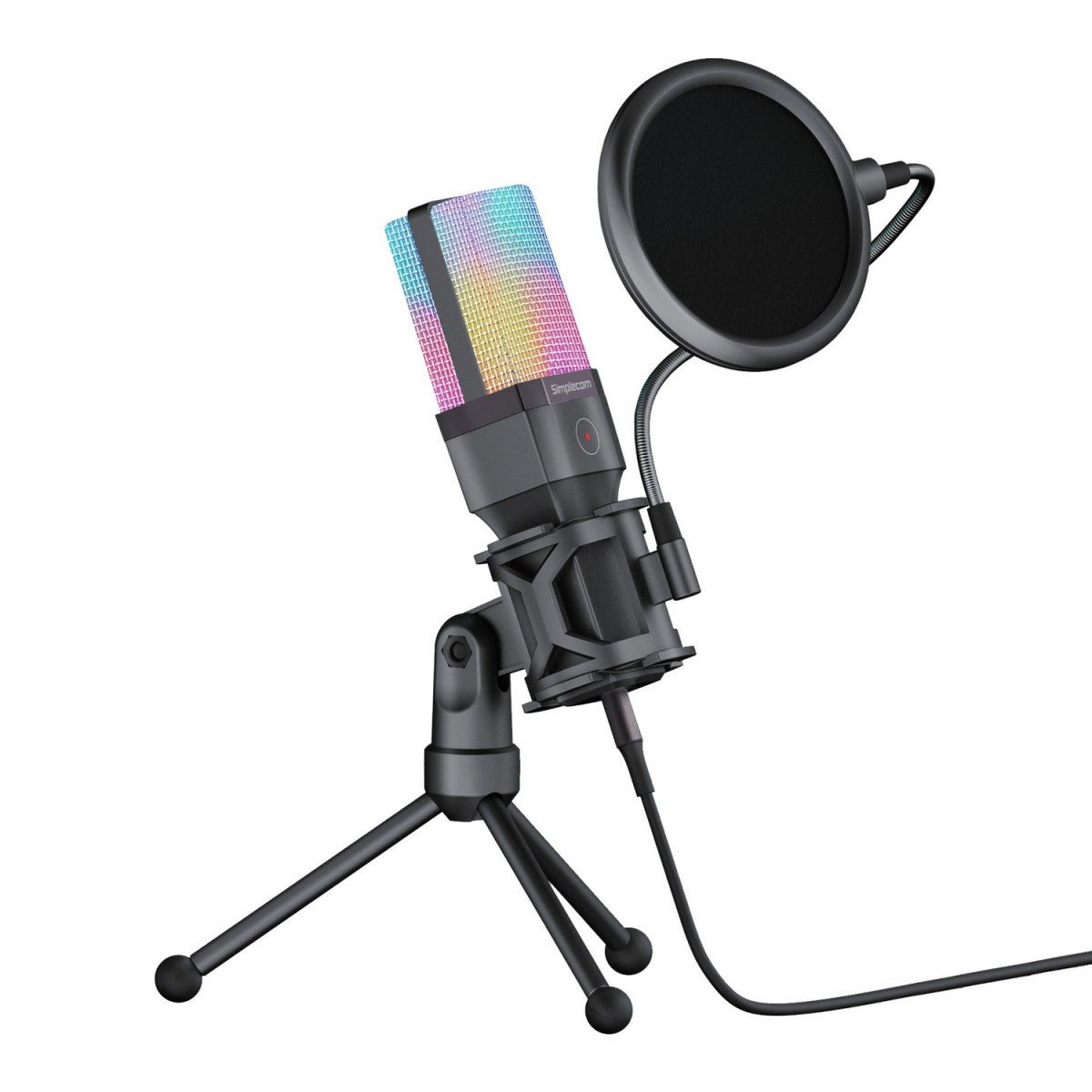 Simplecom UM650 RGB USB Cardioid Condenser Gaming Microphone - I Gaming Computer | Australia Wide Shipping | Buy now, Pay Later with Afterpay, Klarna, Zip, Latitude & Paypal