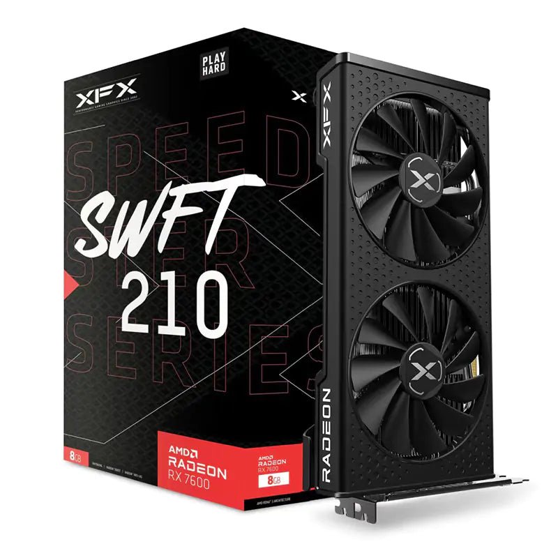 XFX Speedster SWFT 210 AMD Radeon RX 7600 Core Edition 8G Graphics Card - I Gaming Computer | Australia Wide Shipping | Buy now, Pay Later with Afterpay, Klarna, Zip, Latitude & Paypal