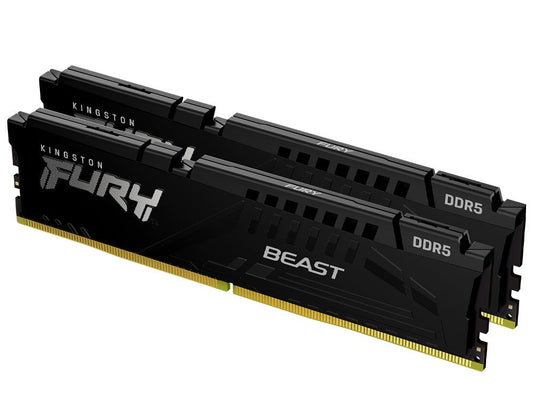 Kingston 16GB Kit (2x8GB) DDR5 Fury Beast C40 5200MHz - Black - I Gaming Computer | Australia Wide Shipping | Buy now, Pay Later with Afterpay, Klarna, Zip, Latitude & Paypal