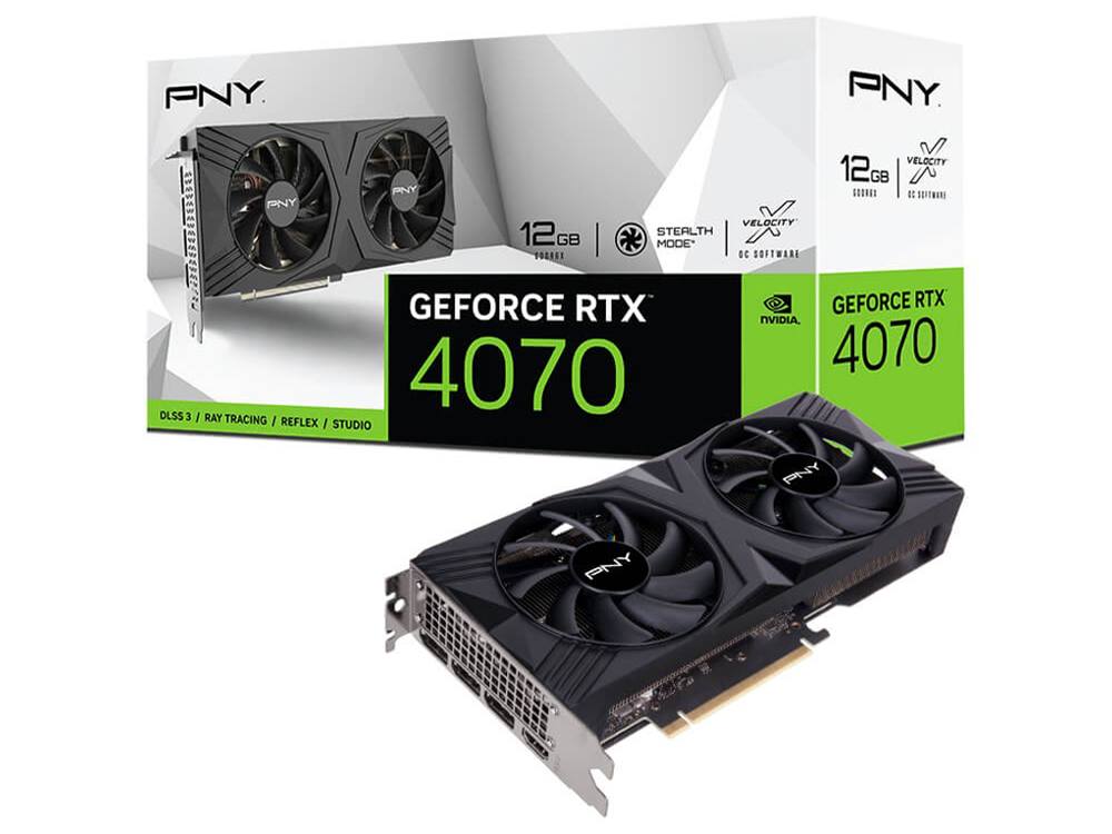 PNY GeForce RTX 4070 Verto Dual 12G Graphics Card - I Gaming Computer | Australia Wide Shipping | Buy now, Pay Later with Afterpay, Klarna, Zip, Latitude & Paypal