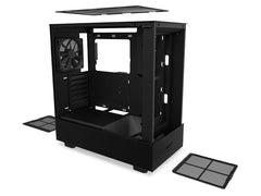 NZXT H5 Flow TG Compact Mid Tower ATX Case - Black - I Gaming Computer | Australia Wide Shipping | Buy now, Pay Later with Afterpay, Klarna, Zip, Latitude & Paypal