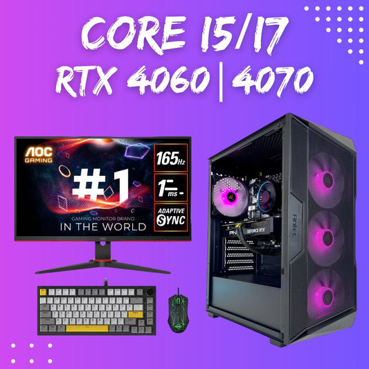 Gaming PC Bundle | Core I5/I7 | RTX 4060-4070 super | 32GB DDR5 AX61 Elite - I Gaming Computer | Australia Wide Shipping | Buy now, Pay Later with Afterpay, Klarna, Zip, Latitude & Paypal