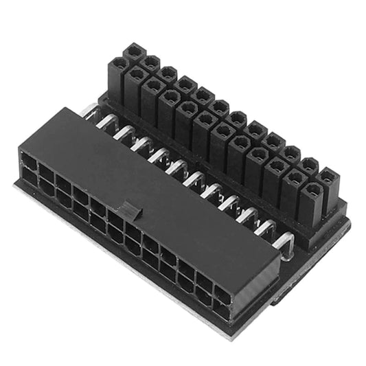 24-Pin ATX 90 Degree Adapter Black - I Gaming Computer | Australia Wide Shipping | Buy now, Pay Later with Afterpay, Klarna, Zip, Latitude & Paypal