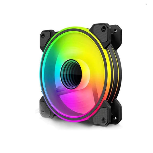 COOLMOON ARGB Snow Mirror 120mm PWM fan black - I Gaming Computer | Australia Wide Shipping | Buy now, Pay Later with Afterpay, Klarna, Zip, Latitude & Paypal