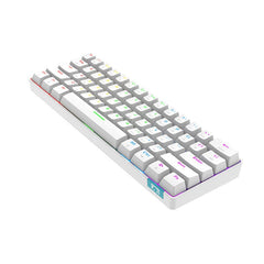 Ajazz STK61 White-Pudding Mechanical keyboard RGB (Red switch) - I Gaming Computer | Australia Wide Shipping | Buy now, Pay Later with Afterpay, Klarna, Zip, Latitude & Paypal