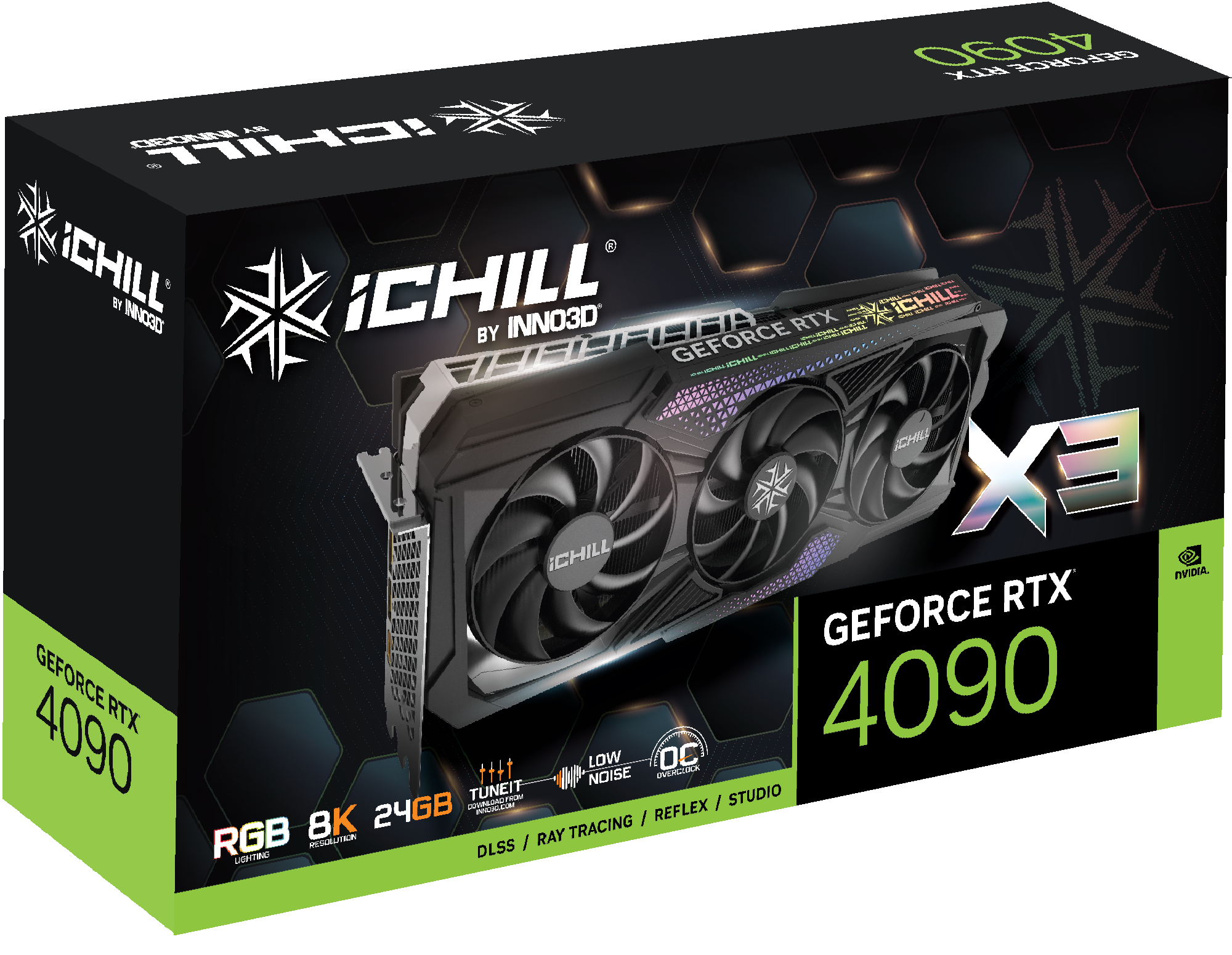INNO3D GeForce RTX 4090 ICHILL X3 24GB GDDR6X - I Gaming Computer | Australia Wide Shipping | Buy now, Pay Later with Afterpay, Klarna, Zip, Latitude & Paypal