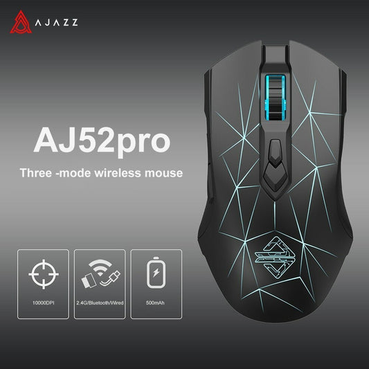 Ajazz AJ52 Pro Black wired Gaming Mouse RGB - I Gaming Computer | Australia Wide Shipping | Buy now, Pay Later with Afterpay, Klarna, Zip, Latitude & Paypal