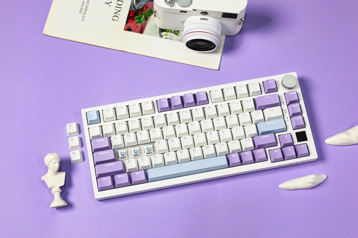 Ajazz AK820Pro Purple Mechanical keyboard RGB (Flyfish switch) - I Gaming Computer | Australia Wide Shipping | Buy now, Pay Later with Afterpay, Klarna, Zip, Latitude & Paypal