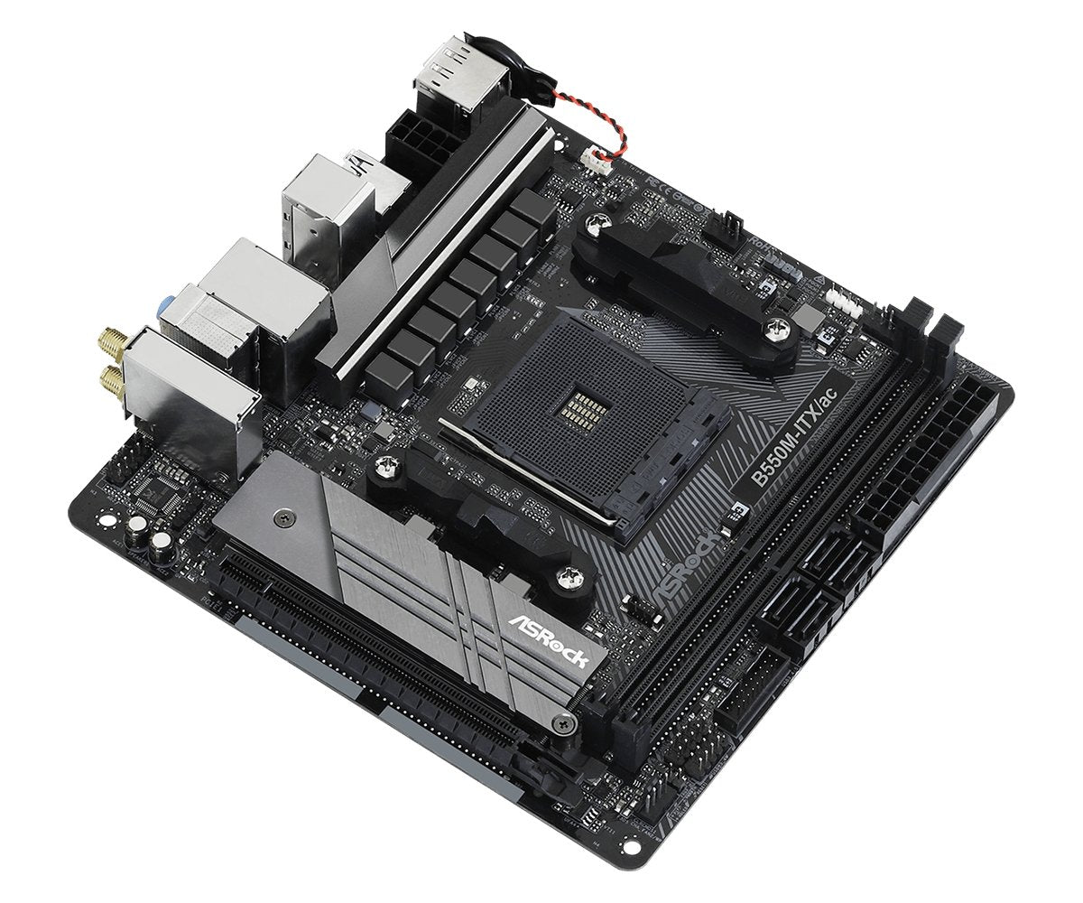 ASRock B550M-ITX/ac AM4 mITX Desktop Motherboard - I Gaming Computer | Australia Wide Shipping | Buy now, Pay Later with Afterpay, Klarna, Zip, Latitude & Paypal