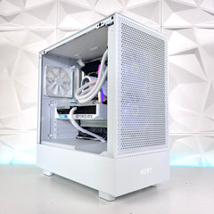 iGaming Computer | Ryzen 5/7 7700X | RTX 4060/4070 Ti | NZXT H5 Flow White - I Gaming Computer | Australia Wide Shipping | Buy now, Pay Later with Afterpay, Klarna, Zip, Latitude & Paypal