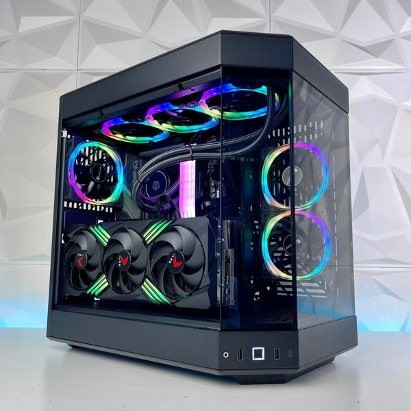 IGaming Intel Core i7/i9，Ultra 7/9 |RTX 40/50 Series,AMD 9070/9070 XT | Hyte 60 Pro Black