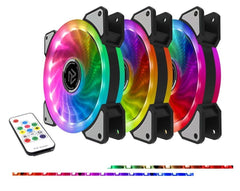 Alseye CRLS-300DS D-RINGER 3*120mm Computer Led Case Fan kit Adjustable RGB +2*Stript - I Gaming Computer | Australia Wide Shipping | Buy now, Pay Later with Afterpay, Klarna, Zip, Latitude & Paypal