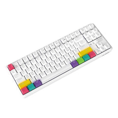 Ajazz K870T White Mechanical keyboard (Red switch) - I Gaming Computer | Australia Wide Shipping | Buy now, Pay Later with Afterpay, Klarna, Zip, Latitude & Paypal