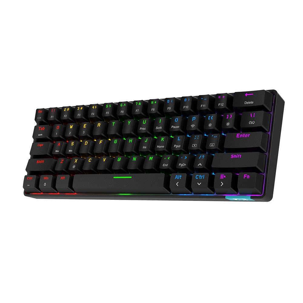 Ajazz STK61 Black Mechanical keyboard (Red switch) - I Gaming Computer | Australia Wide Shipping | Buy now, Pay Later with Afterpay, Klarna, Zip, Latitude & Paypal