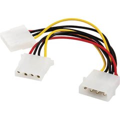 Astrotek Internal Power Molex Cable 20cm - 5.25" 4 pins Male to 2x 5.25" 4 pins Female 18AWG RoHS - I Gaming Computer | Australia Wide Shipping | Buy now, Pay Later with Afterpay, Klarna, Zip, Latitude & Paypal