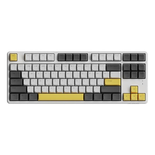 Ajazz AK873 White Mechanical keyboard RGB (Shanlan switch) - I Gaming Computer | Australia Wide Shipping | Buy now, Pay Later with Afterpay, Klarna, Zip, Latitude & Paypal