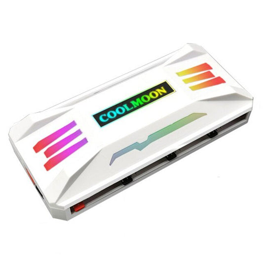 COOLMOON RGB Controller 4Pin PWM 5V 3Pin ARGB with Smart Remote Control White - I Gaming Computer | Australia Wide Shipping | Buy now, Pay Later with Afterpay, Klarna, Zip, Latitude & Paypal