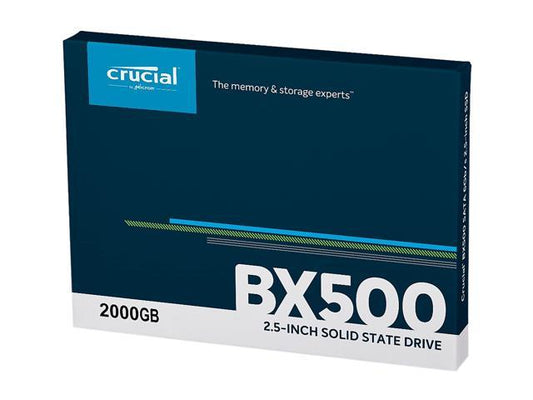 Crucial® BX500 2000GB 2TB SATA 2.5 inch SSD - I Gaming Computer | Australia Wide Shipping | Buy now, Pay Later with Afterpay, Klarna, Zip, Latitude & Paypal